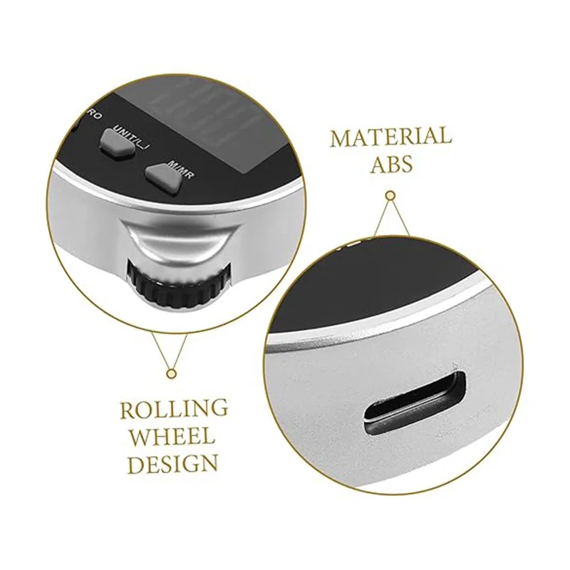 2026 New 200M Building Tape Measure, Fully Automatic Length Meter, Portable LED Display with Data Storage Function
