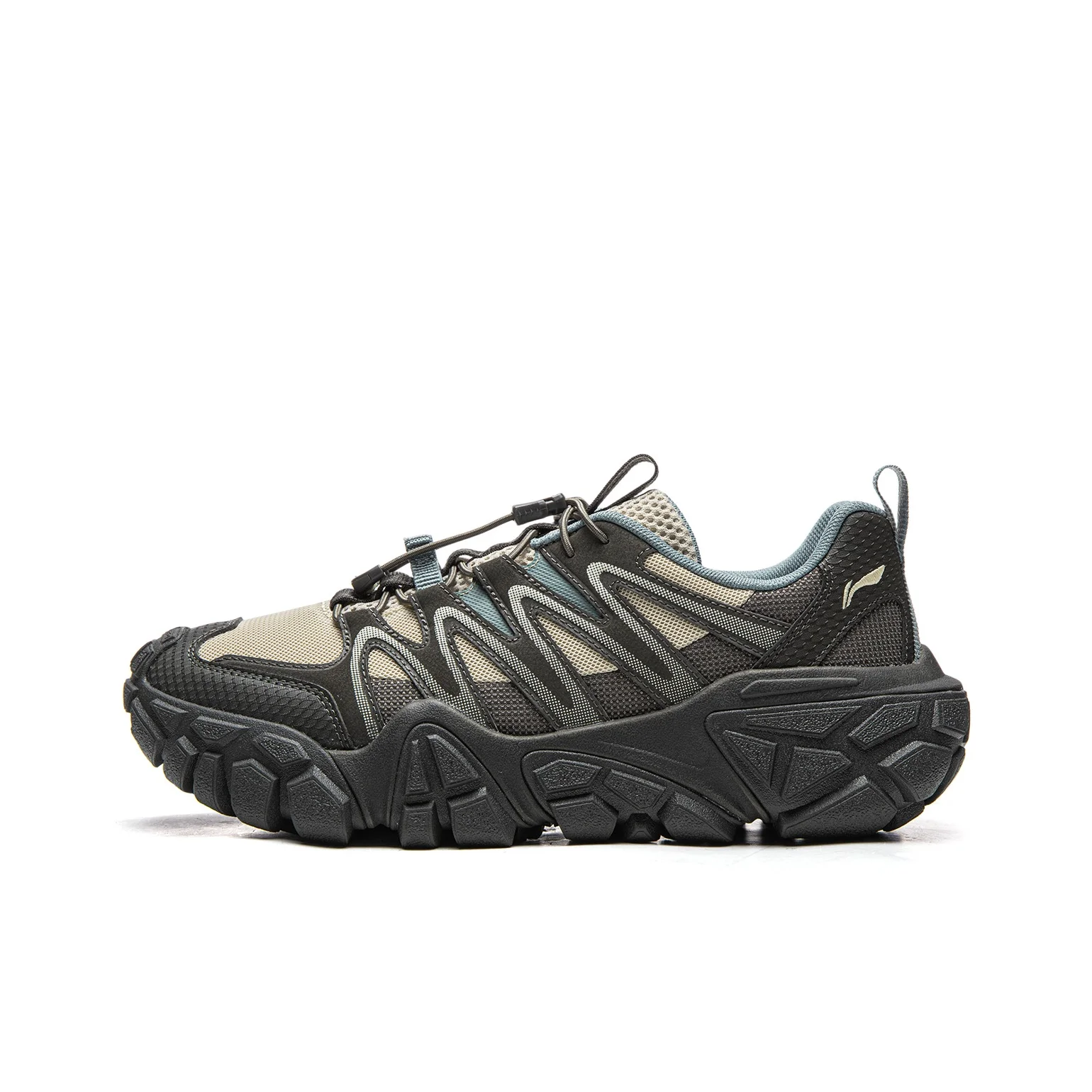 Li Ning Sand Dune Low top Outdoor Shoes Men's Obsidian Gray Coastal Gray AGCW093-2