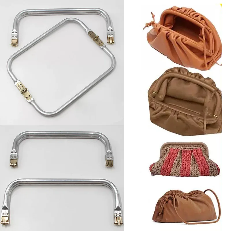 20cm 25cm 30cm Bag Frame For Purse Doctor  Metal Aluminium Tube Handle Accessories Clutch Parts 3 Colour