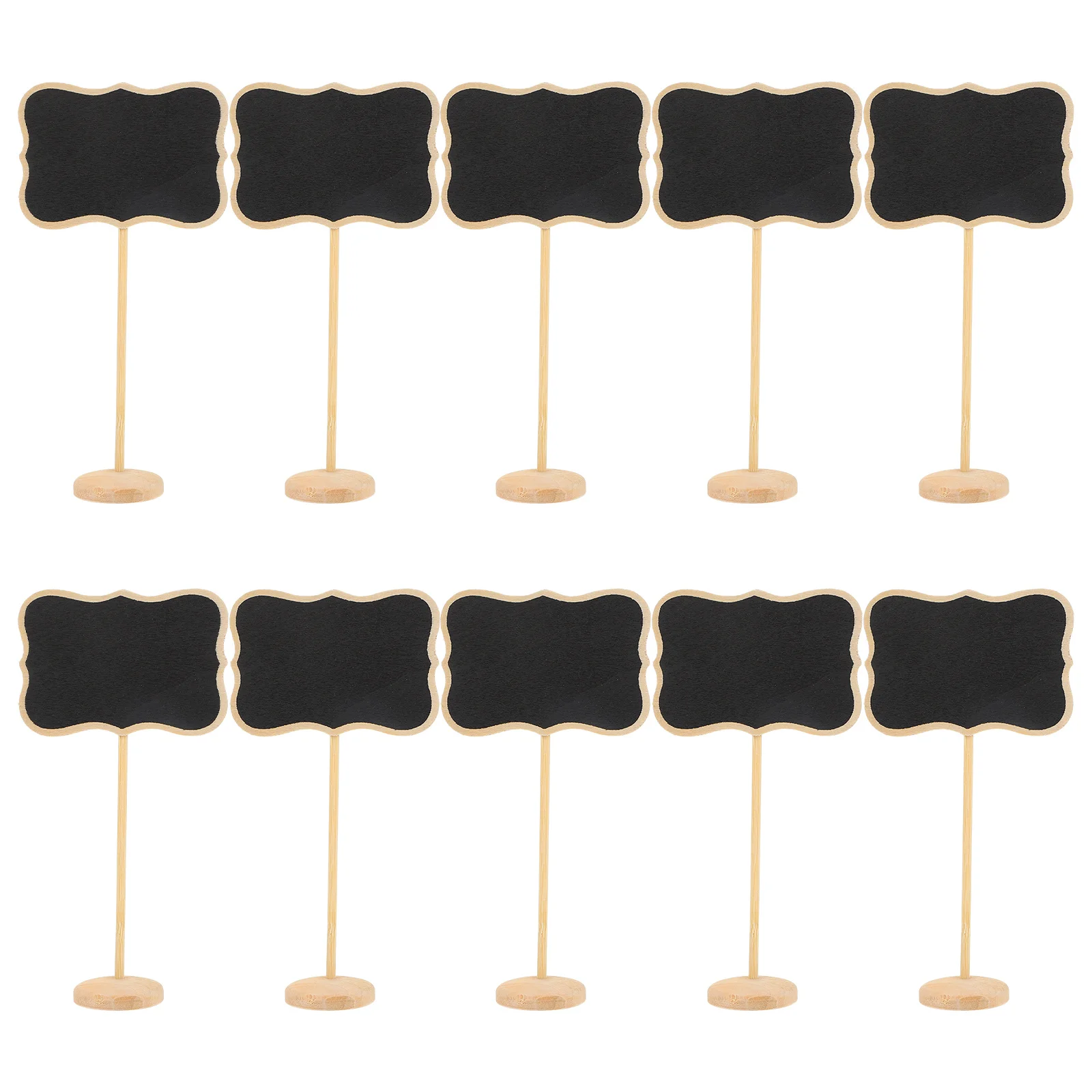 10 قطعة علامات لوحة رسائل السبورة الصغيرة قابلة للمسح وقابلة لإعادة الاستخدام محمولة للمنزل والمكتب ديكور الزفاف علامة سبورة صغيرة #2