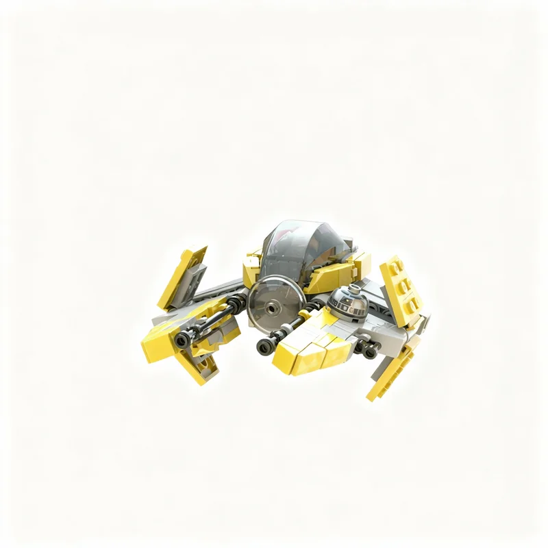 

674pcs MOC ETA 2 Interceptor Mega Pack Episode 3 Star Battle Model Building Blocks Architecture Toys Christmas Gifts Education