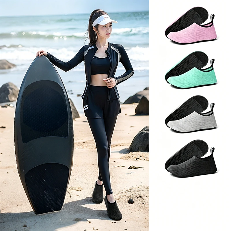 Men Women Water Shoes Sports Beach Swimming Socks Adult Anti Slip Fitness Gym Yoga Dance Swim Surf Diving Underwater Beach Shoes