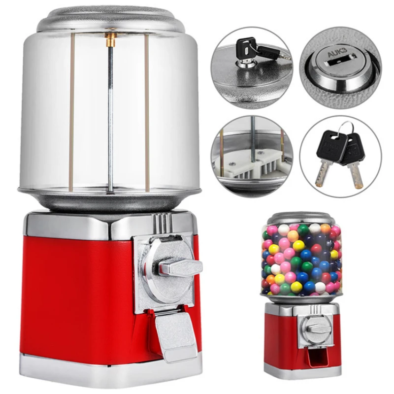 hot sale coin operated egg capsule candy dispenser gumball vending machine