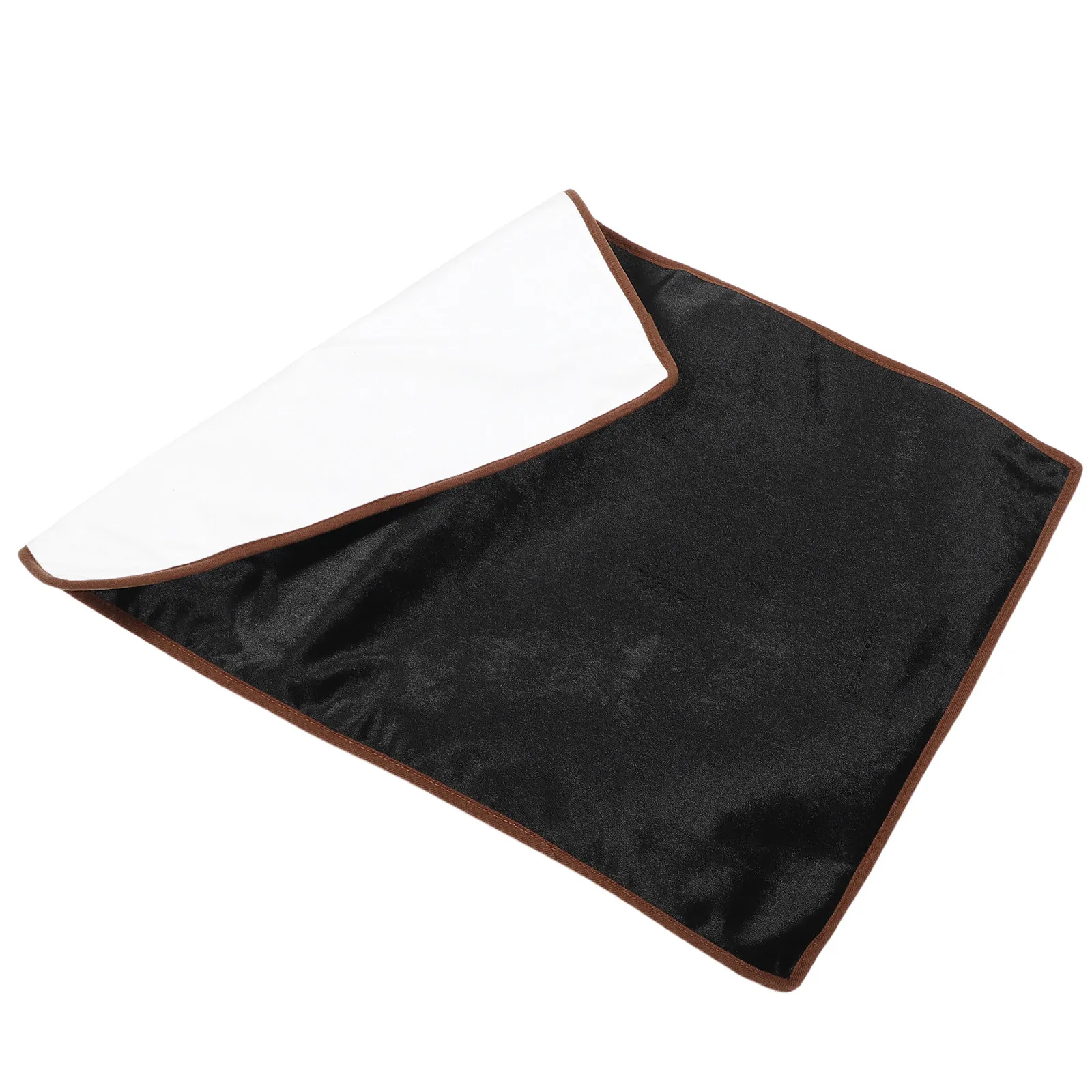 Soft Double-Sided Jewelry Display Cloth Black Showcase Mat for Rings Necklaces Earrings Watches Jewelry Tray Insert