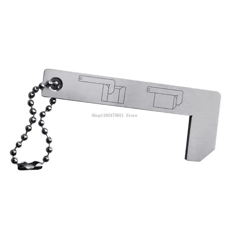 ガラス加工機械製造用0-30mmステンレス面取りゲージ