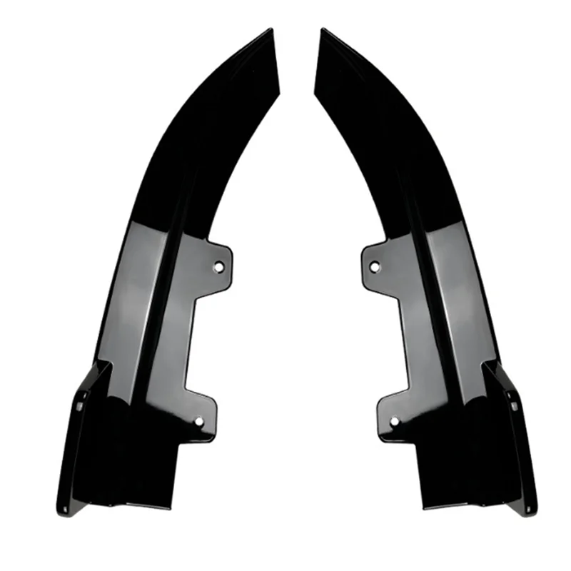 

For BMW 4 Series G22 G23 M Sport 2020+ Rear Bumper Lip Angle Diffuser Splitter Spoiler Protector Parts Accessories Bright Black