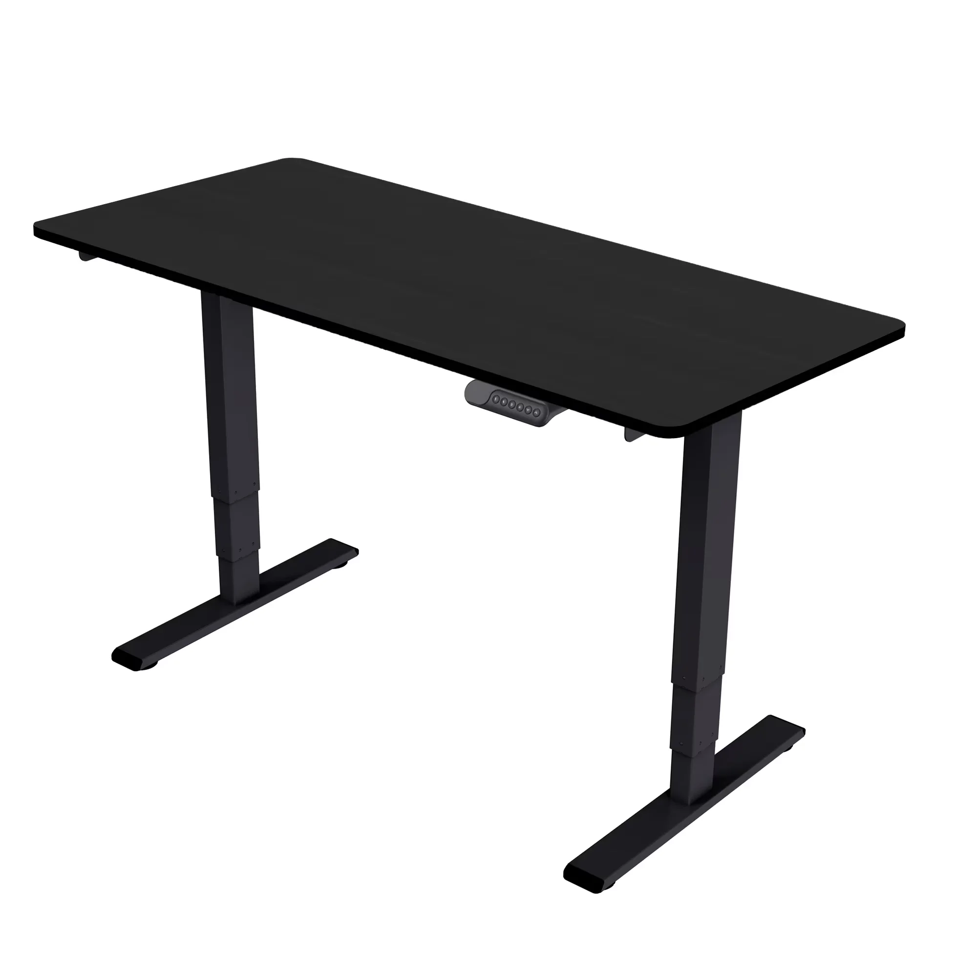 

Electric Standing Desk Dual Motor 3 Stages Adjustable Height Desk Home Office Computer Workstation Sit Stand up Desk, 55 x 28 in
