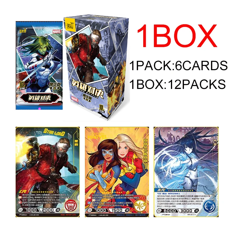 kayou-marvel-hero-battle-essence-version-wave-2-booster-box-official-genuine-avengers-trading-cards-kr-ur-srg-rare-collection