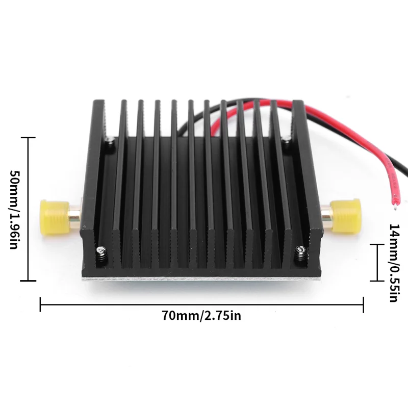 Excellent-RF2126 Amplificatore lineare ad alta potenza WIFI 2.4G 1W Amplificatore di potenza RF Modulo amplificatore RF Bluetooth con dissipatore di calore Easy T