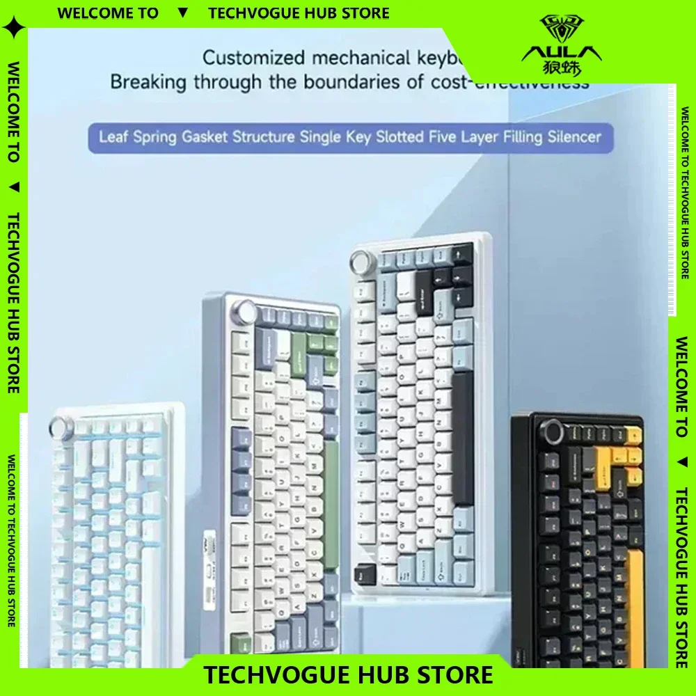 

Клавиатура игровая Беспроводная механическая, 2,4 ГГц, RGB-подсветка