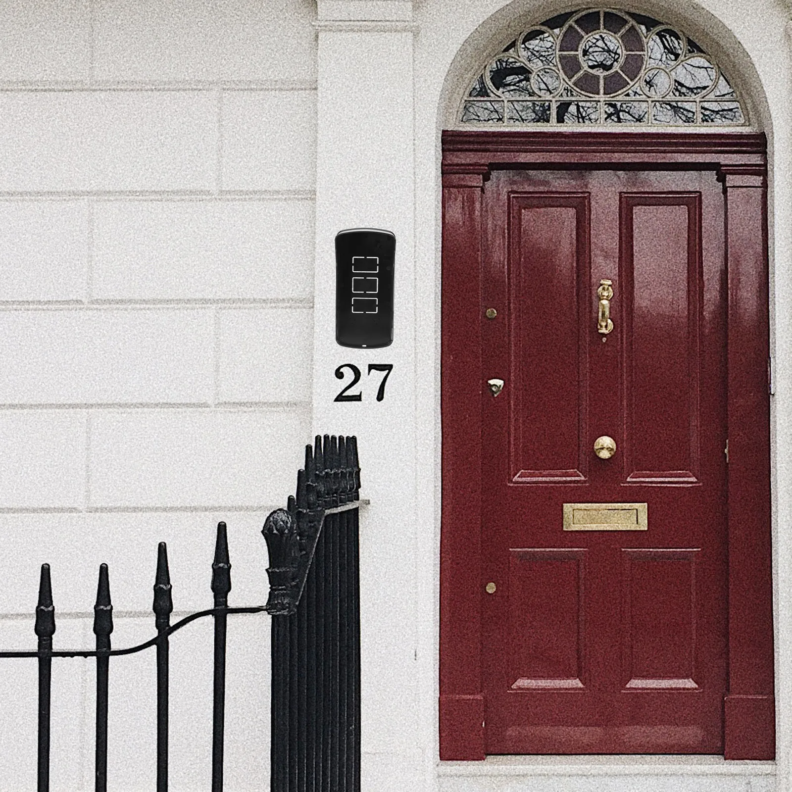 Waterproof Doorbell Cover for Outdoor Use Rainproof Access Control Machine Resistant Plastic Door Chime Cover Easy