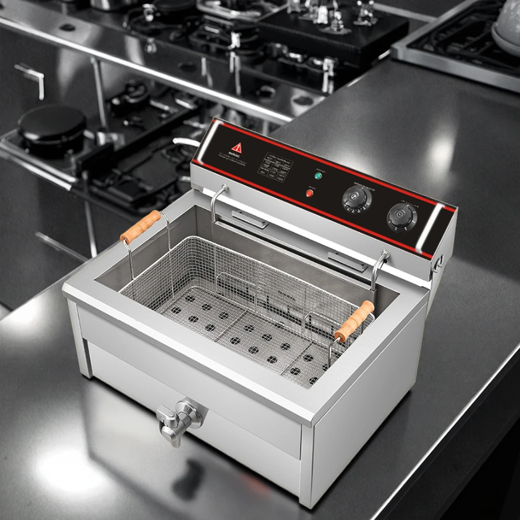 Temperature Control Valve Batch Fryer Commercial Commercial Deep Fryer Philippines Commercial Tabletop Deep Fryer
