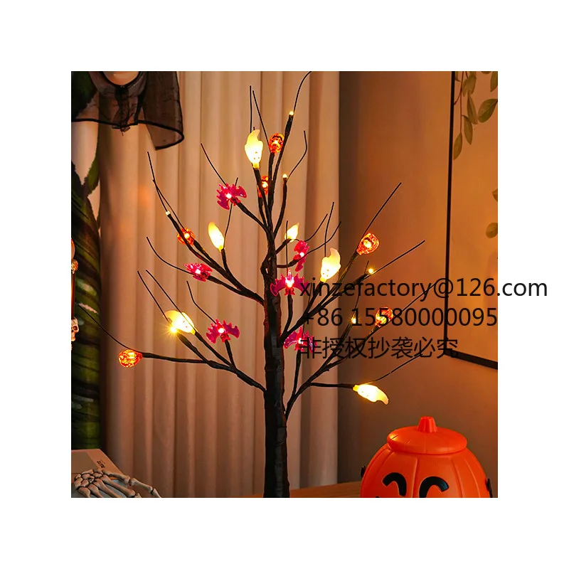 

Factory Direct 2026 Top RatedCross-border Halloween Ghost Festival Elements Creative Styling Home Decoration Lights Wholesale