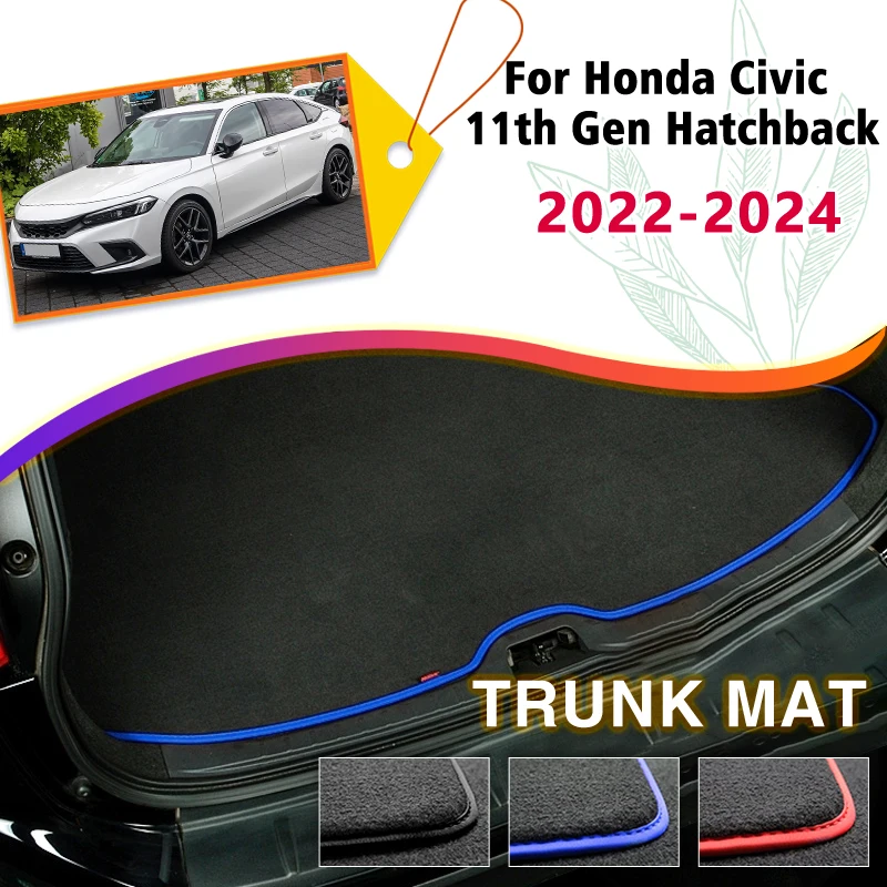 

Rear Trunk Mats For Honda Civic 11th Gen Hatchback 2022 2023 2024 Car Boot Cargo Liner Tray Trunk Luggage Floor Pads Accessories