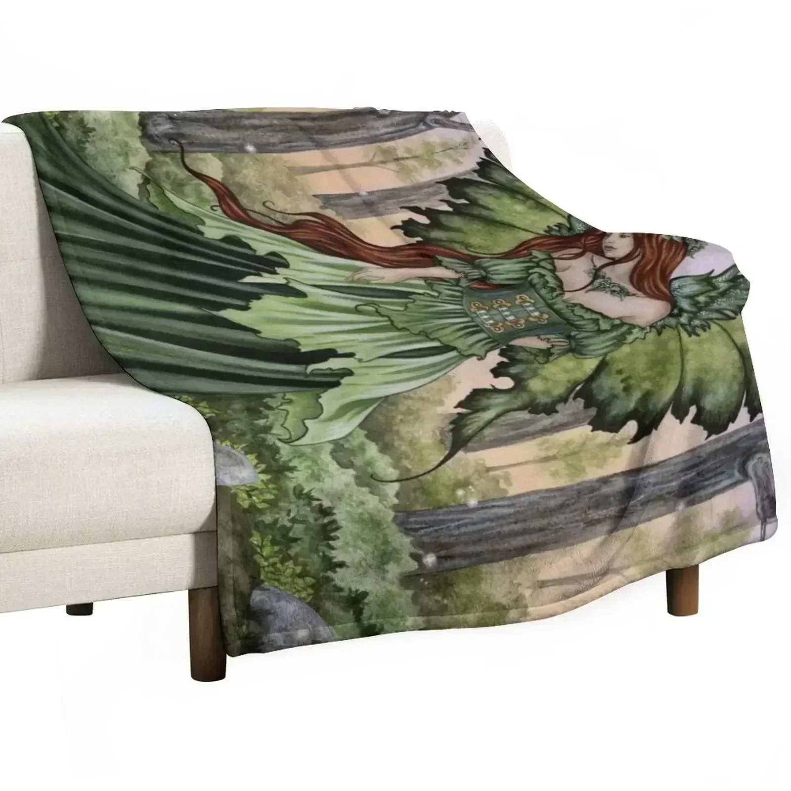 

Lady of the Forest Throw Blanket Weighted Stuffeds Blankets