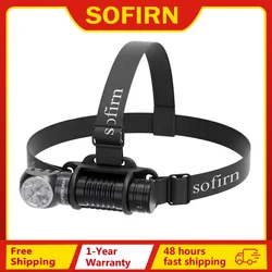 SOFIRN HS41 Headlamp 4000lm 21700 USB C Rechargeable with SST20 LED Torch Indicator with Magnetic Tail Flashlight
