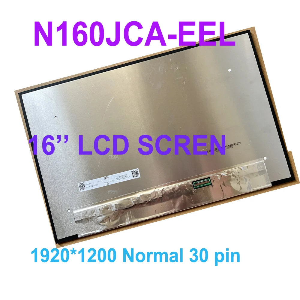 

16" Slim LED Matrix 1920*1200P FHD IPS 30 Pin N160JCA-EEL REV C1 Lcd Screen Panel Display for Lenovo