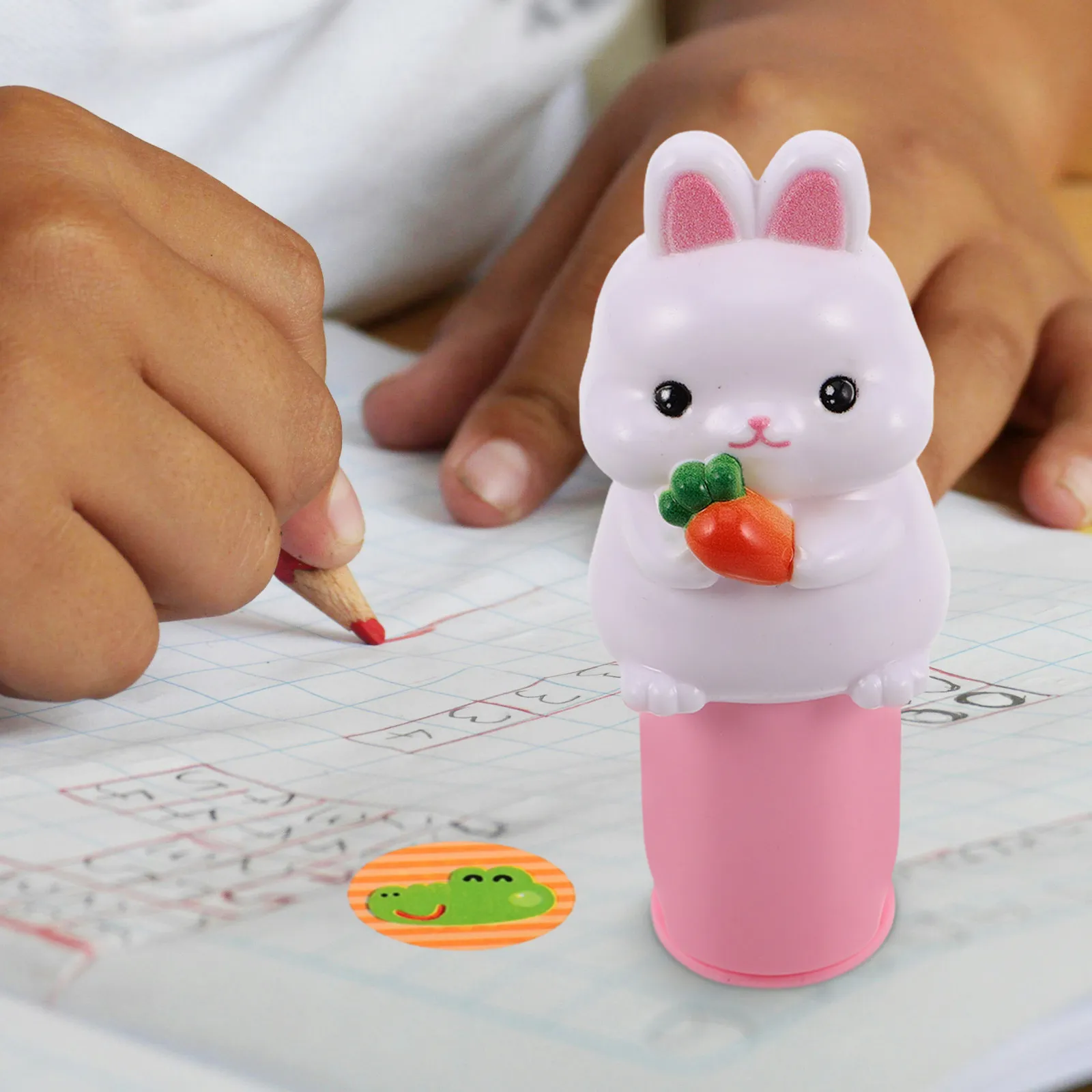 

1Set Cartoon Stamp Set for Children Waterproof Sticker Stamper DIY Crafts Reward Seal Kids Creativity Fun Kids Seal Sticker Toy