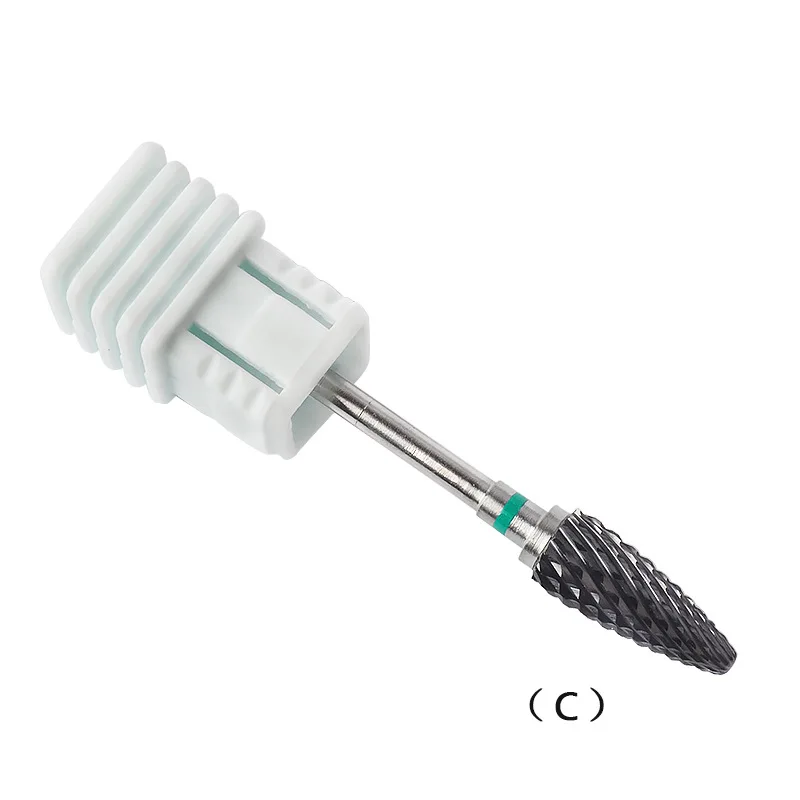 Hot Diamond Nail Drill Bit 3/32 "Rotary Cuticle Burr Manicure cutter accessori per trapano strumenti per Nail Art Mills