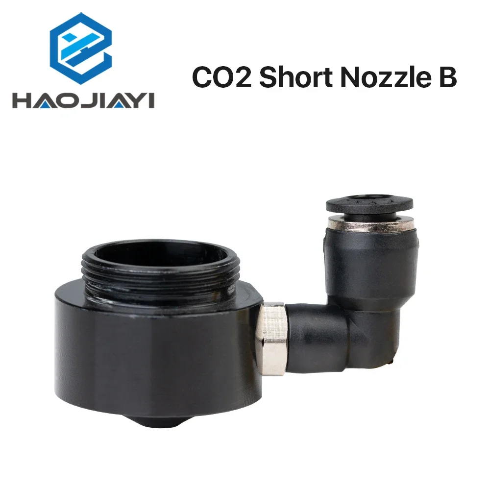 

Air Nozzle N02 for Dia.20 FL38.1 Lens CO2 Short Nozzle B with Fitting for Laser Head at CO2 Laser Cutting Machine