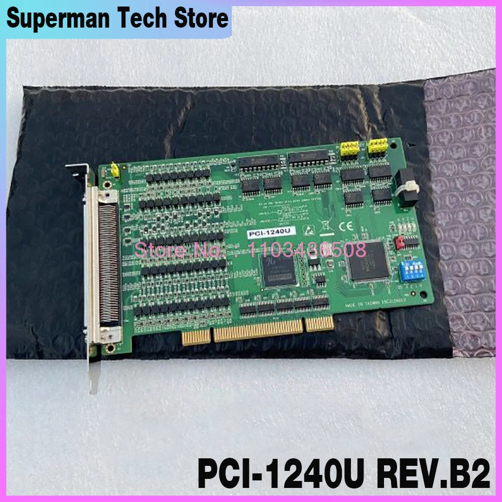 4 axis PCI Step/pulse Servo Motor Motion Control Card For Advantech PCI-1240U REV.B2