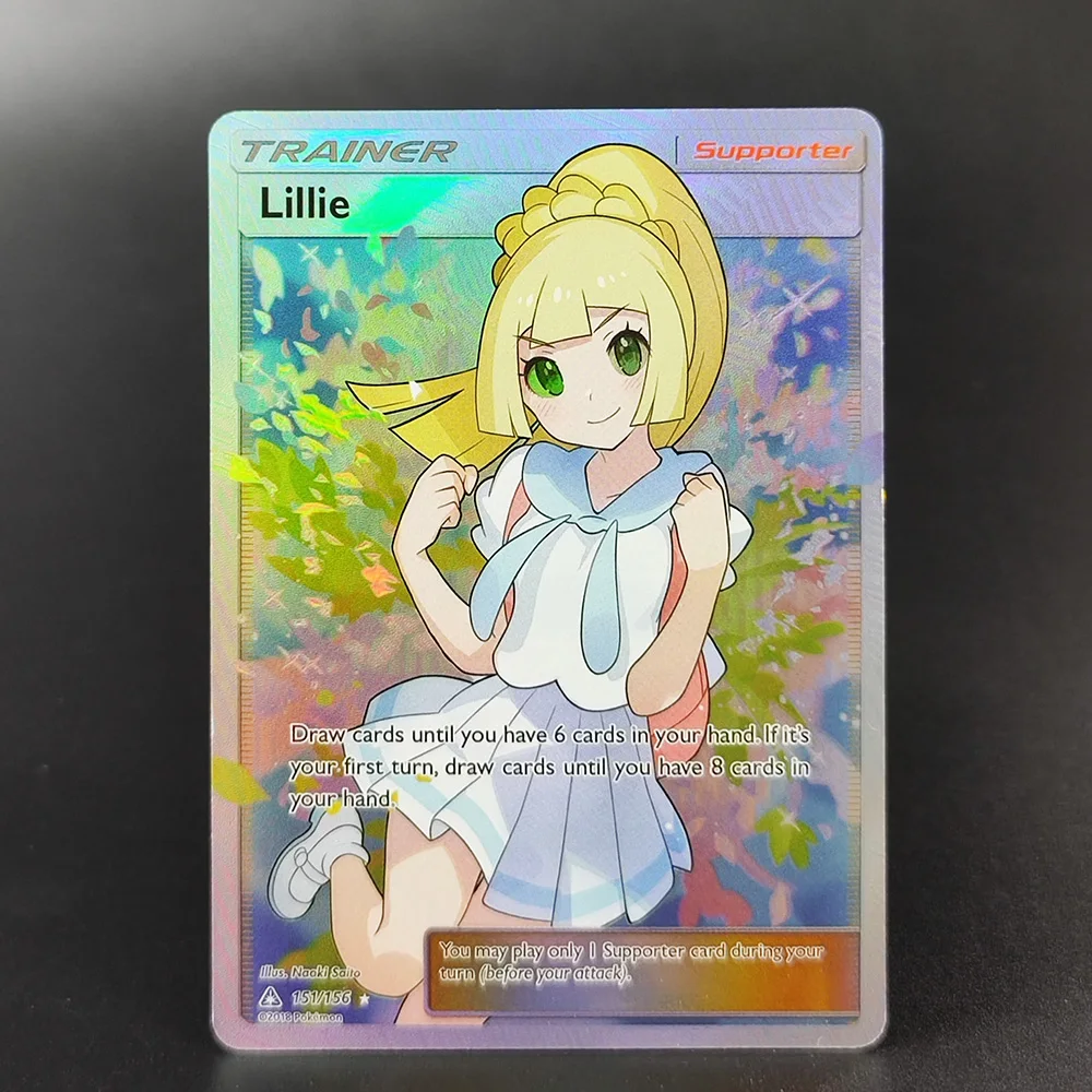 8 Stücke PTCG Englisch Pokemon Sammlung Karten Herausforderung Gunsten Full Force Cynthia Ns Resolve Rosa Klassisches Spiel Anime Karten Geschenk Spielzeug