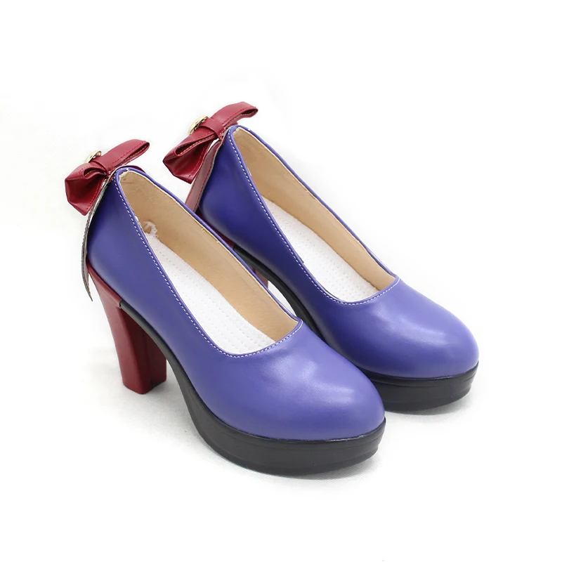 Ichinose Shiki Scarpe Cosplay Accessori Anime Cosplay Prop Scarpe in pelle PU Stivali di Halloween Realizzati su misura