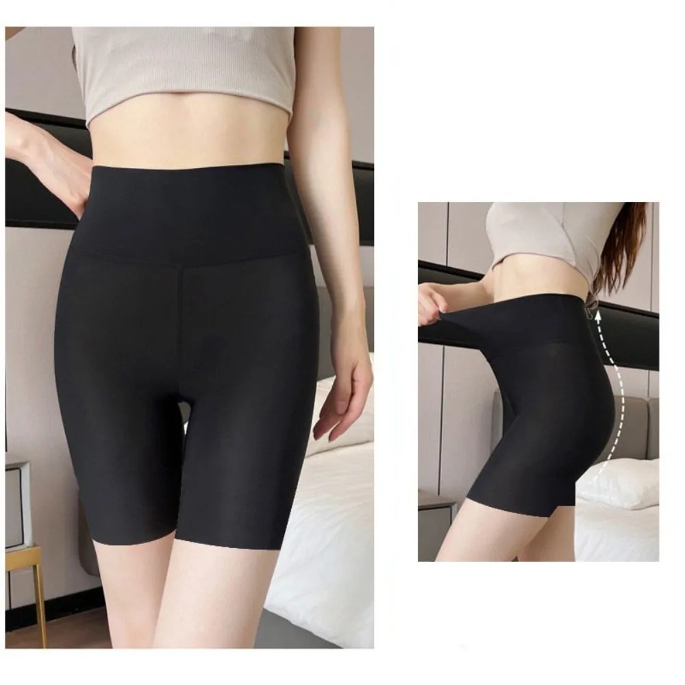 New Polyester Fibre Thin Five-cent Yoga Pants Elastic Slim Fit Push Up Shorts High Waist High Waist Yoga Pants Women