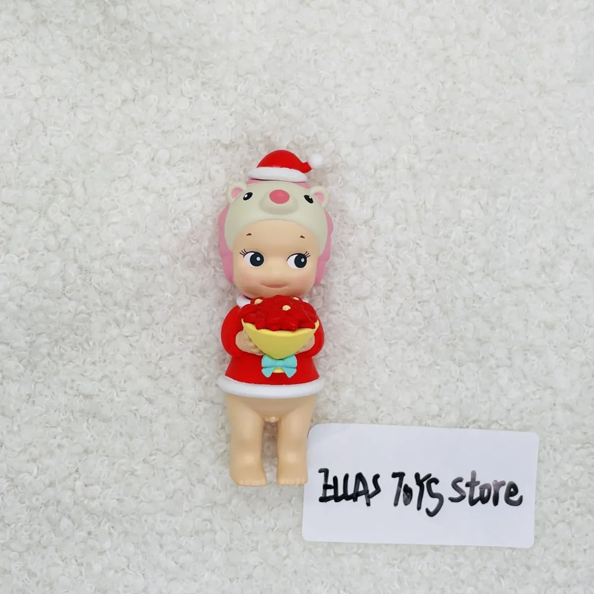 Sonny Angel Christmas Presents 2020 Series No box No bag  Blind Box Stuffed Robby Wrapped Present Snow Globe Poinsettia SAS65696