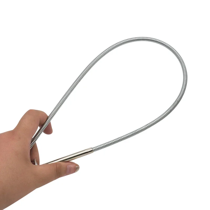 Suction Bar, 60 Cm Four-claw Iron Suction Rod Metal Curved Hook Pick Up Flexible Thickened and Extended Spring