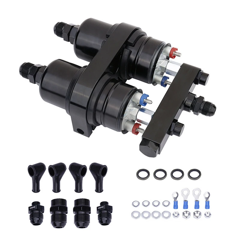 

1200HP+ 380LPH HI FLOW Twin FUEL PUMPS 044 with BRACKET KIT