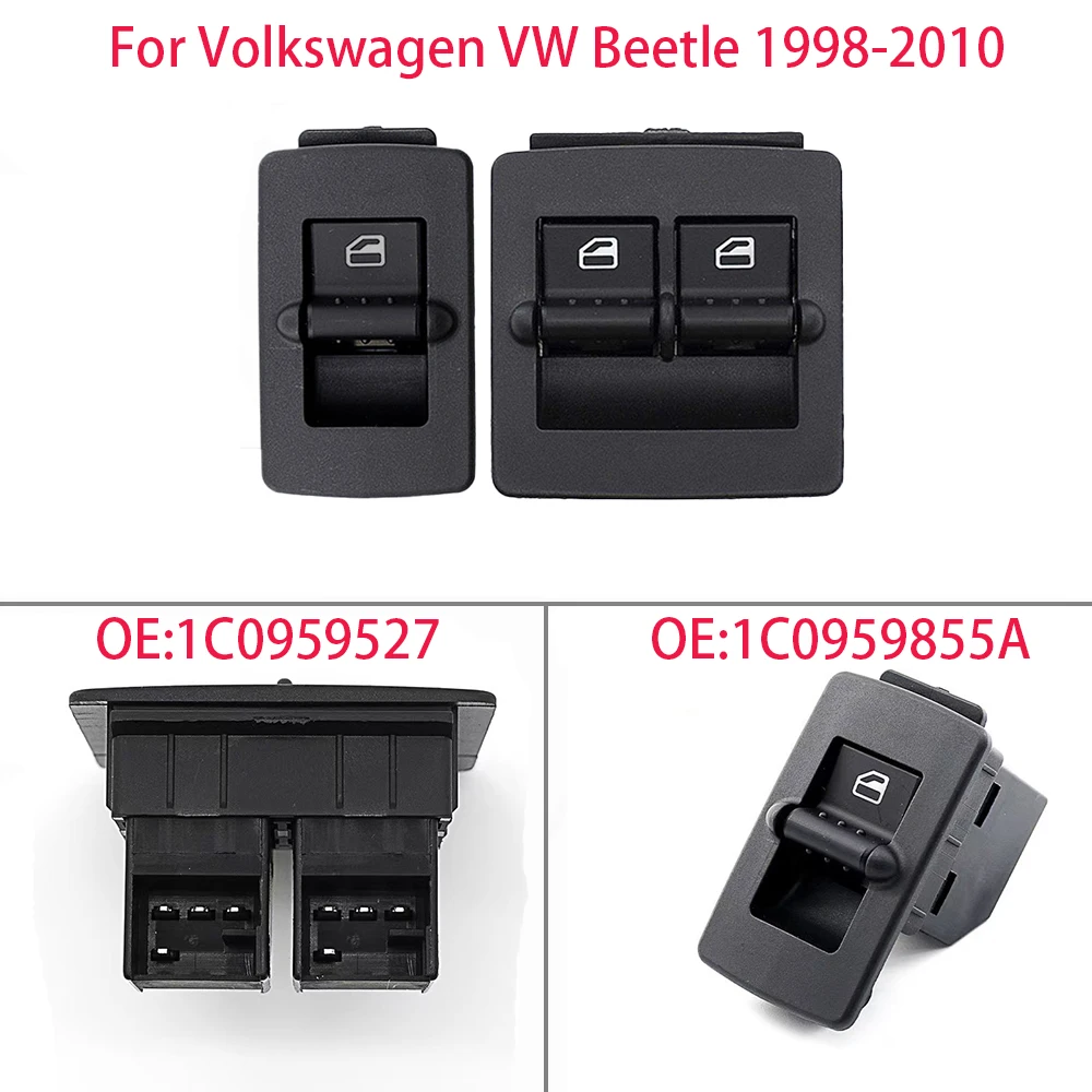 

OE:1C0959855A OE:1C0959527 For Volkswagen VW Beetle1998-2010 Electric window regulator, window raising/lowering button assembly