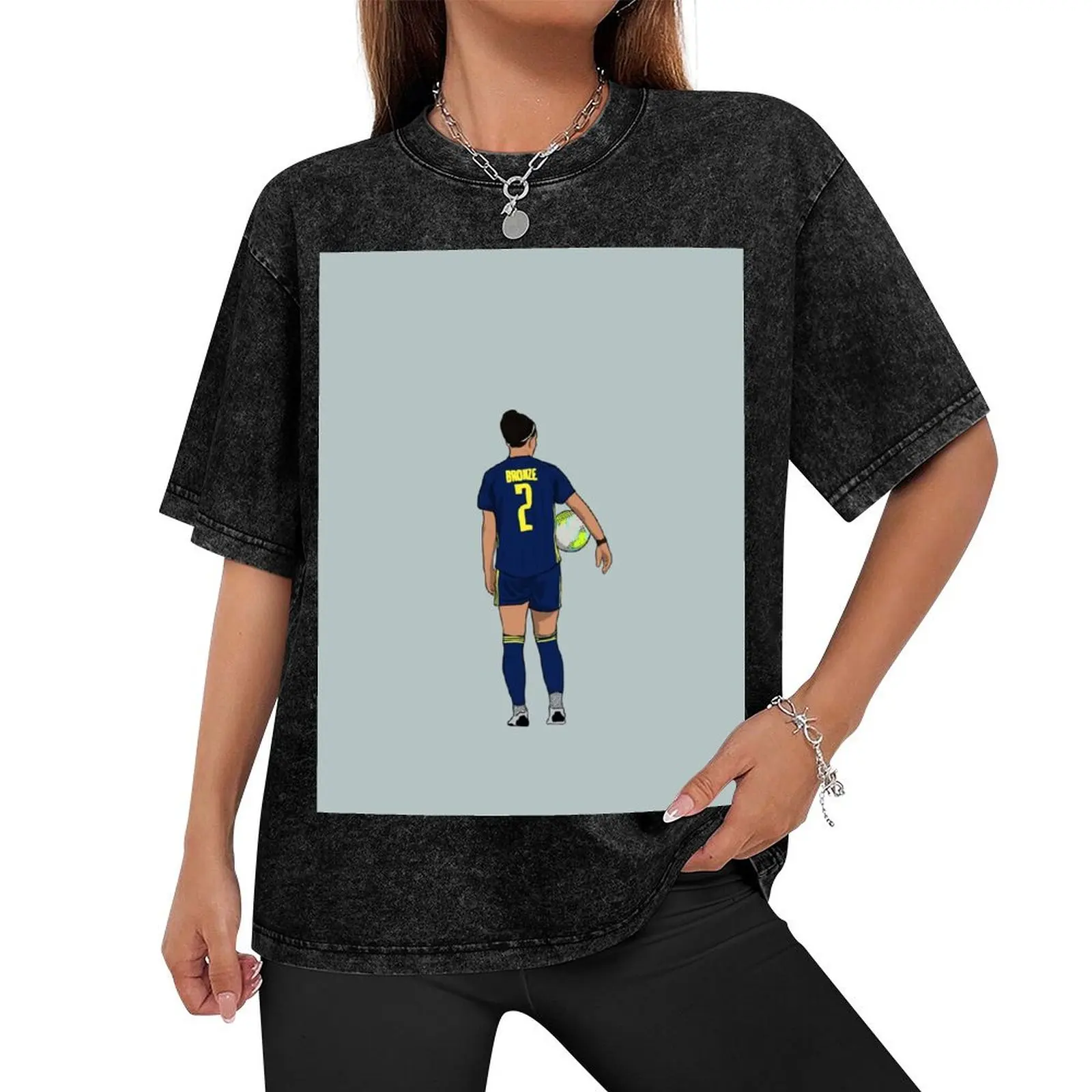 Lucy Bronze Lyon T-Shirt Louboutins baggy shirts T-shirts for men cotton