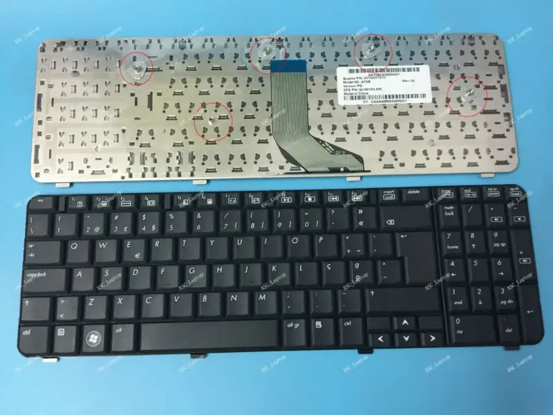 New Portuguese EURO Teclado Keyboard For HP Compaq CQ61-220so CQ61-402eo CQ61-407eo CQ61-409so Presario G61 G61-421so Black