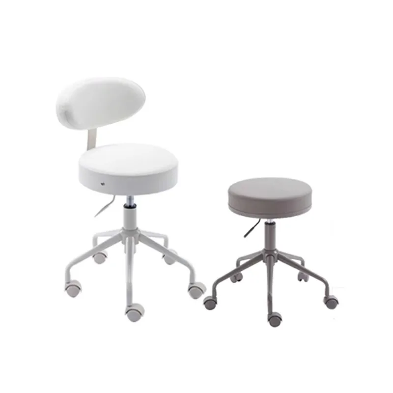 

Beauty salon swivel chair laboratory bar backrest lift round stool manicure
