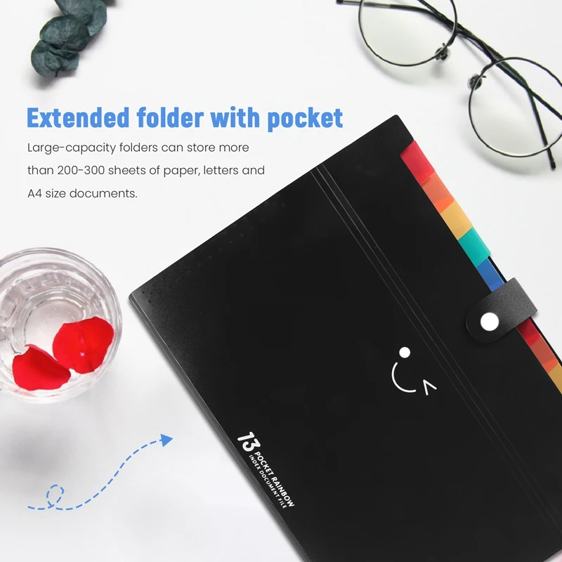 Expanding File Folders Letter Size Accordion Document Organizer A4 Plastic File Folder Document Organizer