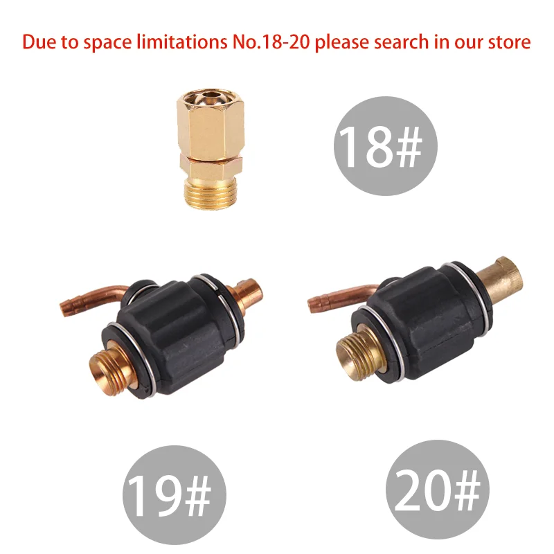 Tig Connector Welding Power Cable Quick Convert  Gas Adapter ​Transfer  ​DKJ10-25/35-50 TIG Torch Terminations