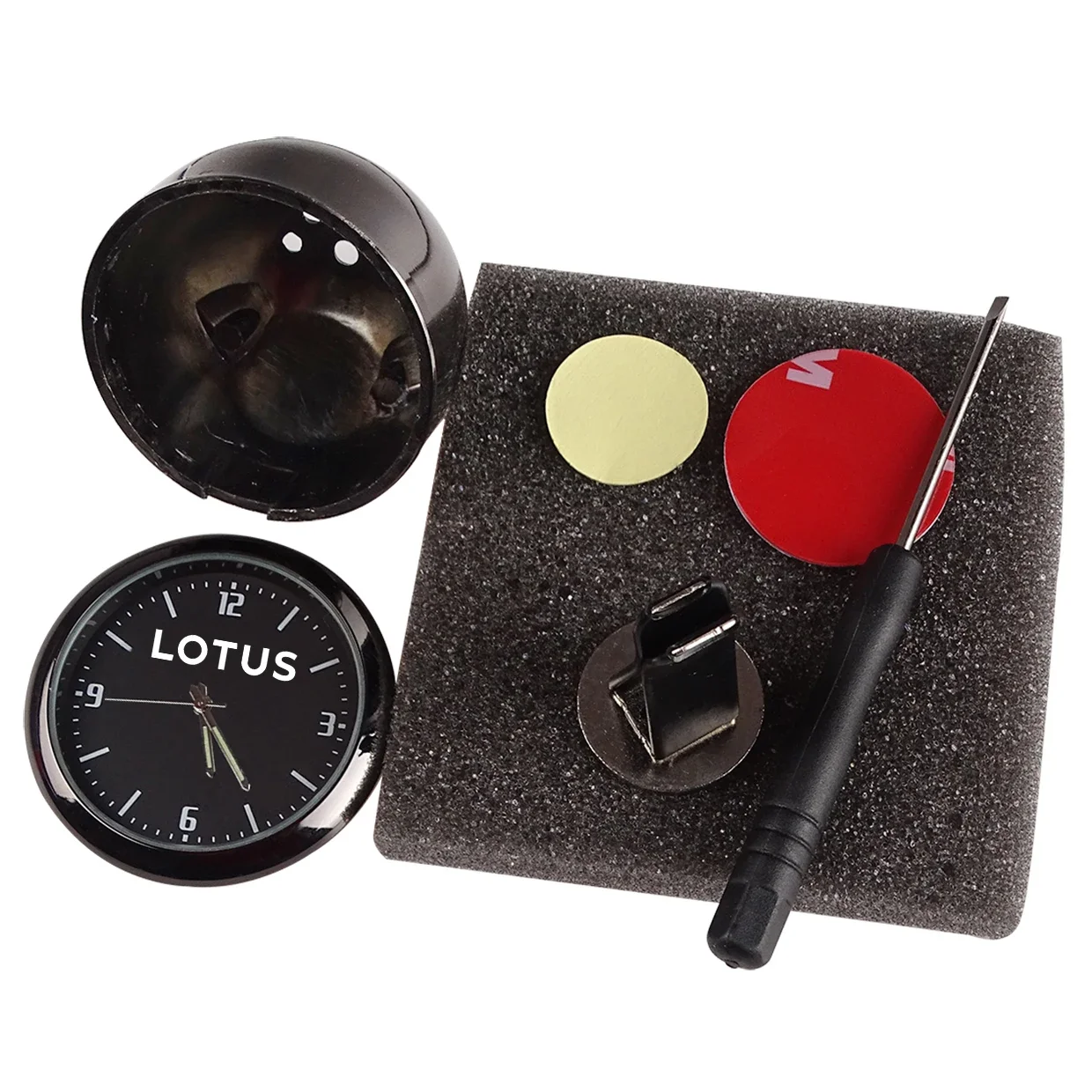 Car Interior Car Clock outlet Dashboard Air Clip Interior electronic quartz watch For Lotus ELISE EXIGE GT EVORA car accessories