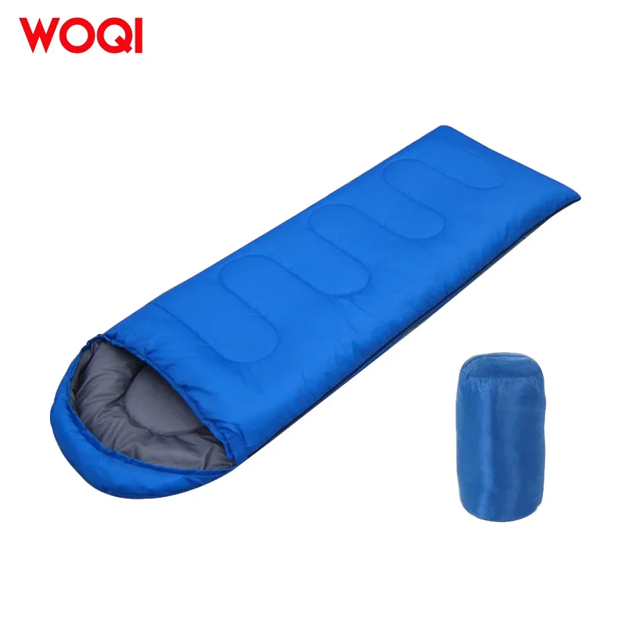 

Outdoor Emergency Warmth Adult Hooded Camping Envelope Sleeping Bag