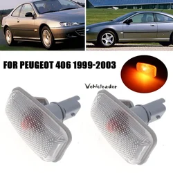 1/2PC 12V Side Marker Light Bulb Repeater Lamp Indicator For Peugeot 406 1999 2000 2001 2002 2003 Car Parts Turn Signal Light