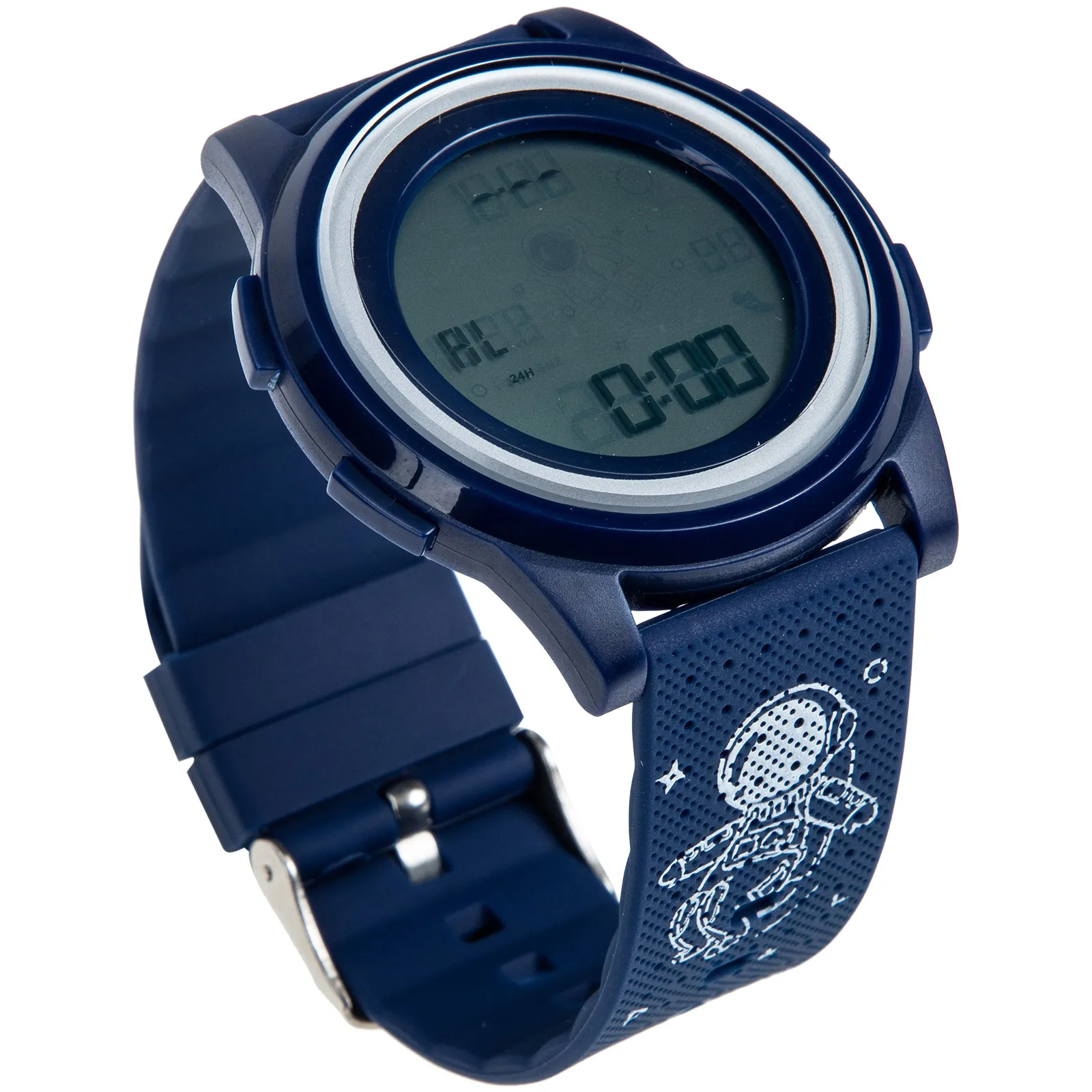 

Электронные часы для детей, цифровые наручные часы из нержавеющей стали со светящимся дисплеем, унисекс, спортивные часы для детей и студентов