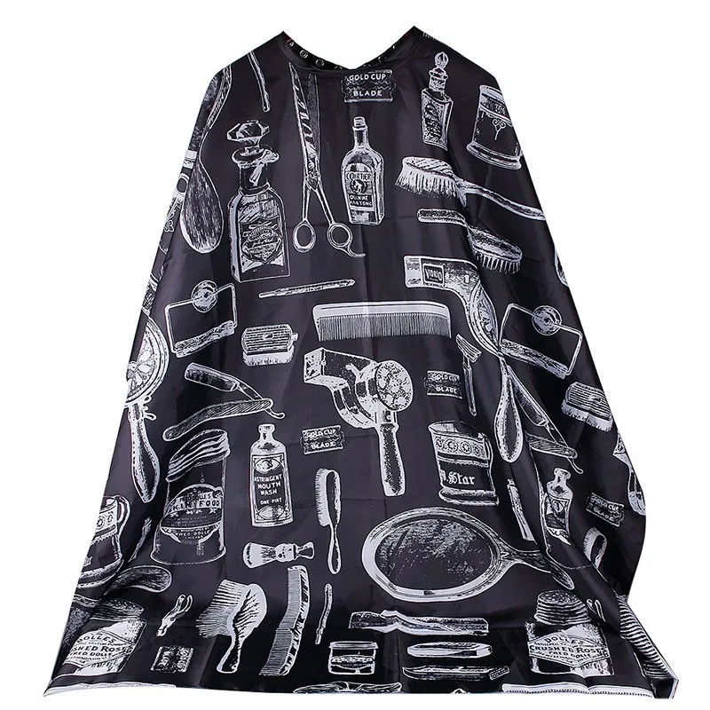 Best Selling 2023 products Pattern Cutting Hair Waterproof Cloth Salon Barber Cape Hairdressing Hairdresser Apron Haircut capes