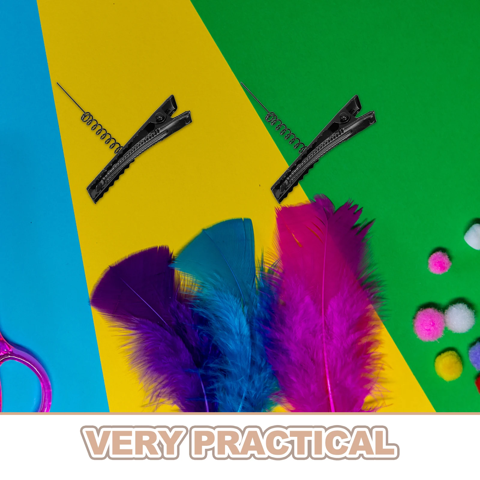

100pcs Spring Duckbill Clips DIY Hair Clip Materials Hair Styling Tool Hair Clip making Accessories Headdress DIY Styling Gifts