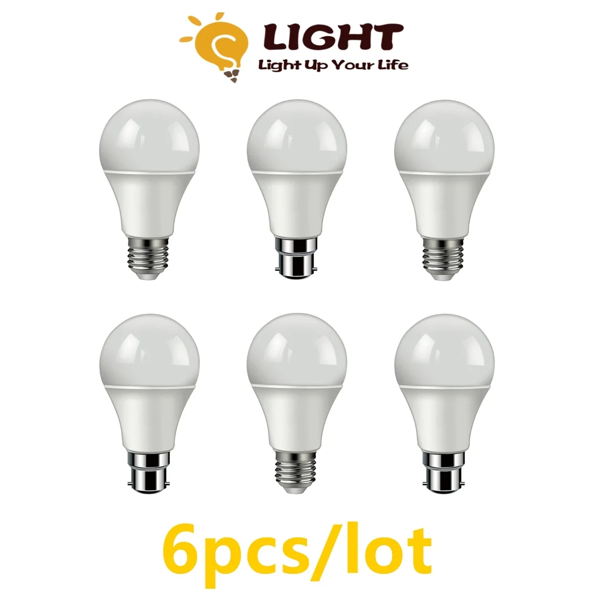 

6pcs LED Bulb Lamps E27 Light Bulb 220V 10W e27 b22 High Brightness Lampada LED Bombillas for Indoor Lighting