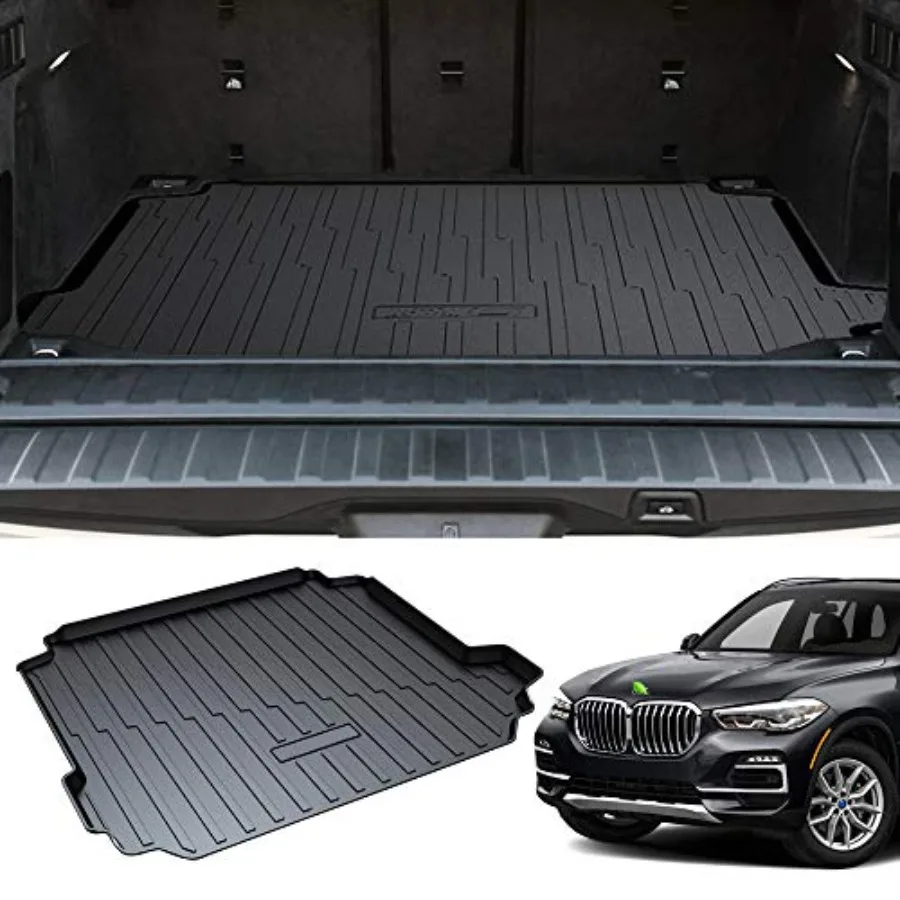 

Cargo Mat for 2026 Trunk Mat TPE All Weather Cargo Liners Heavy-Duty Trunk Liners Without Optional Luggage Kit Accessories Not