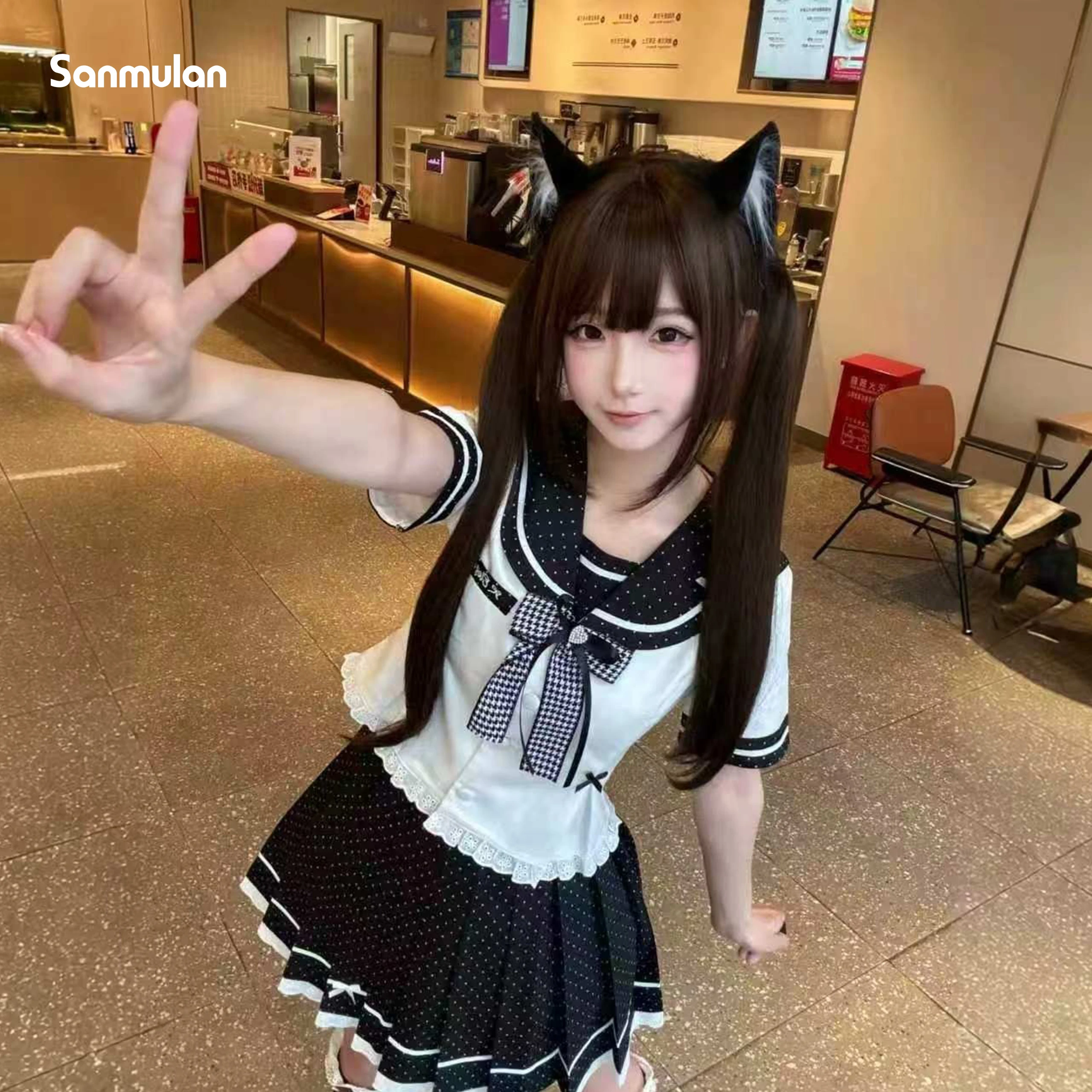 uniformes-jk-japoneses-y-coreanos-traje-de-marinero-con-lunares-falda-corta-traje-adelgazante-para-la-cintura-estilo-universitario-para-estudiantes-femeninas-verano