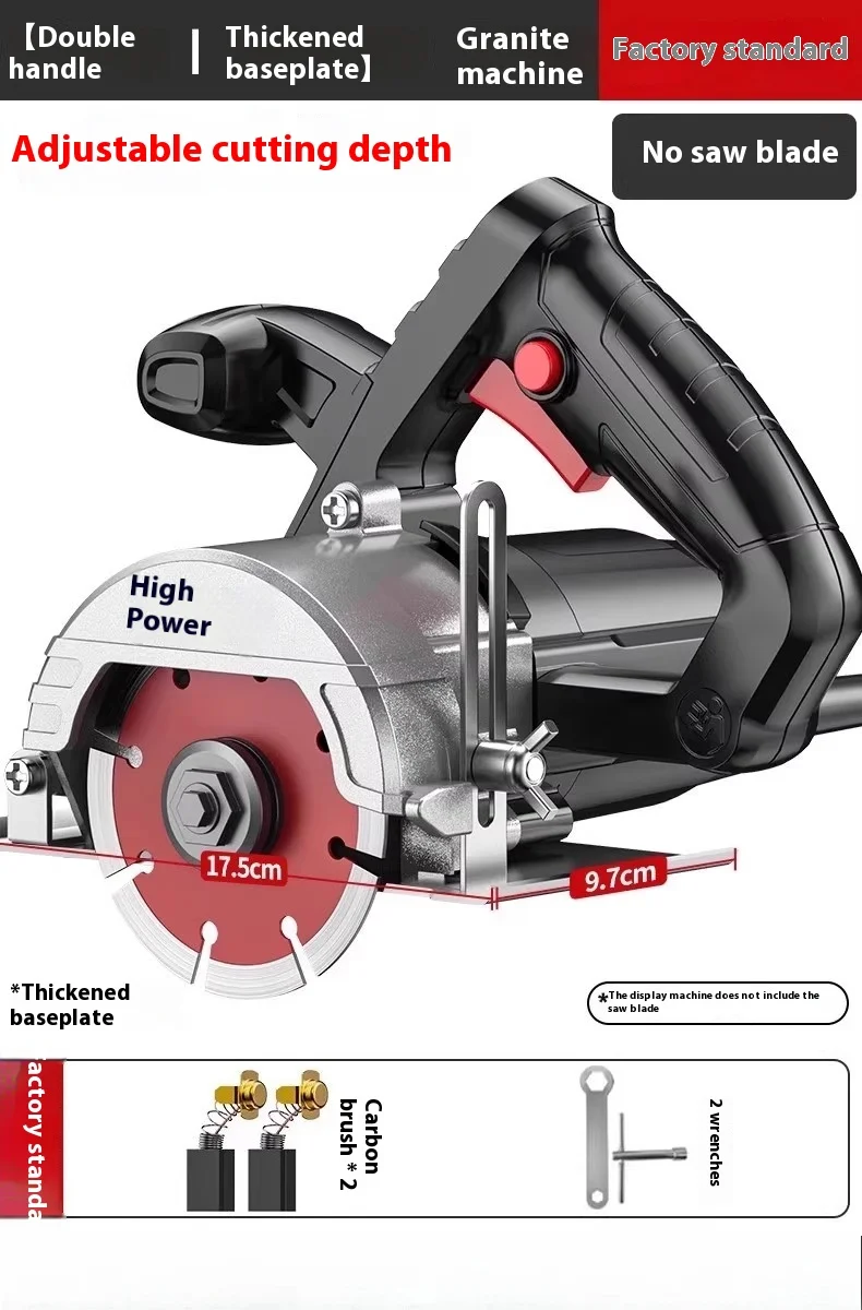 Резак с регулируемой скоростью — небольшая бытовая техника, деревообрабатывающая плитка/камень/металл, резак для мрамора, электрическая пила, портативный, эффективный