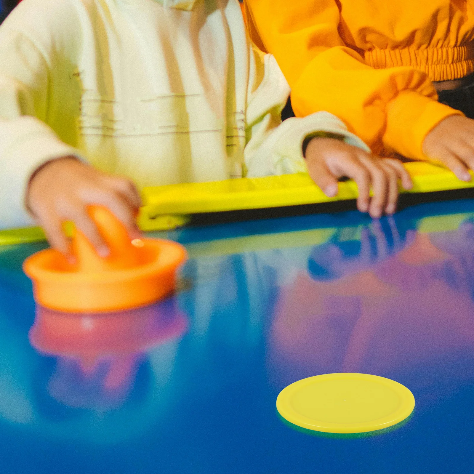 10 قطع من كرات الهوكي الجليدي، هيكل بلاستيكي متين، سطح أملس، خفيف الوزن، مثالي لطاولات نمط اللعبة، قضبان، غرف البلياردو #2