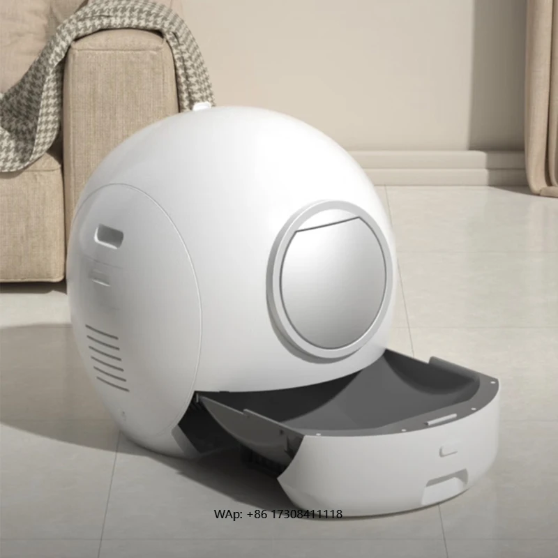 

Advanced Self-Cleaning Cat Box Application Monitoring Gravity Safety Features Cat Essential Accessories