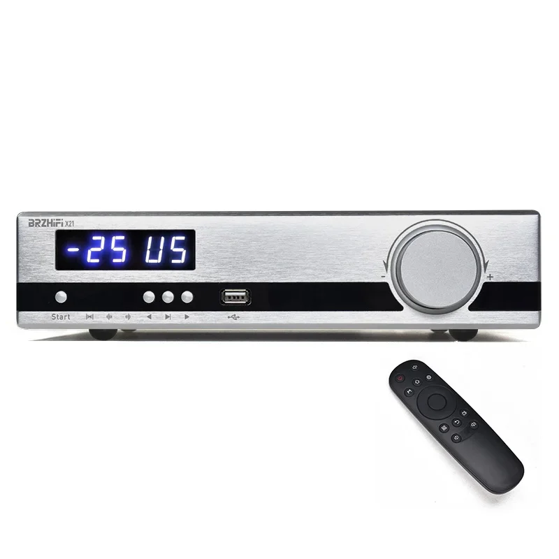 

AMXEKR X21 TPA3255 Новый домашний 2.1-канальный цифровой усилитель высокой мощности с глубокими басами, аудиофильским качеством HiFi и Bluetooth 5.1